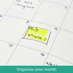 Undated Yearly Productivity Planner - Blue