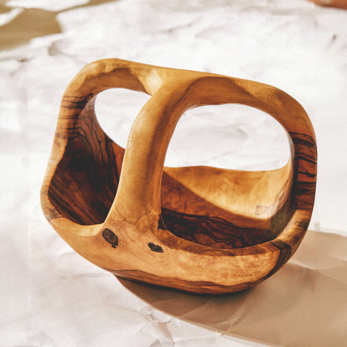 Olive Wood Fruit Bowl | Kora
