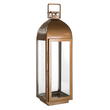 Large Lantern with Copper Finish | Ravi
