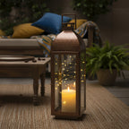 Large Lantern with Copper Finish | Ravi