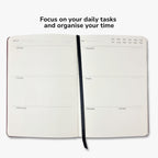 Undated Yearly Productivity Planner - Blue