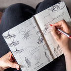 Undated Yearly Productivity Planner - Red