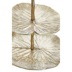 Three Tier Lotus Leaf Golden Cake Stand | Salma