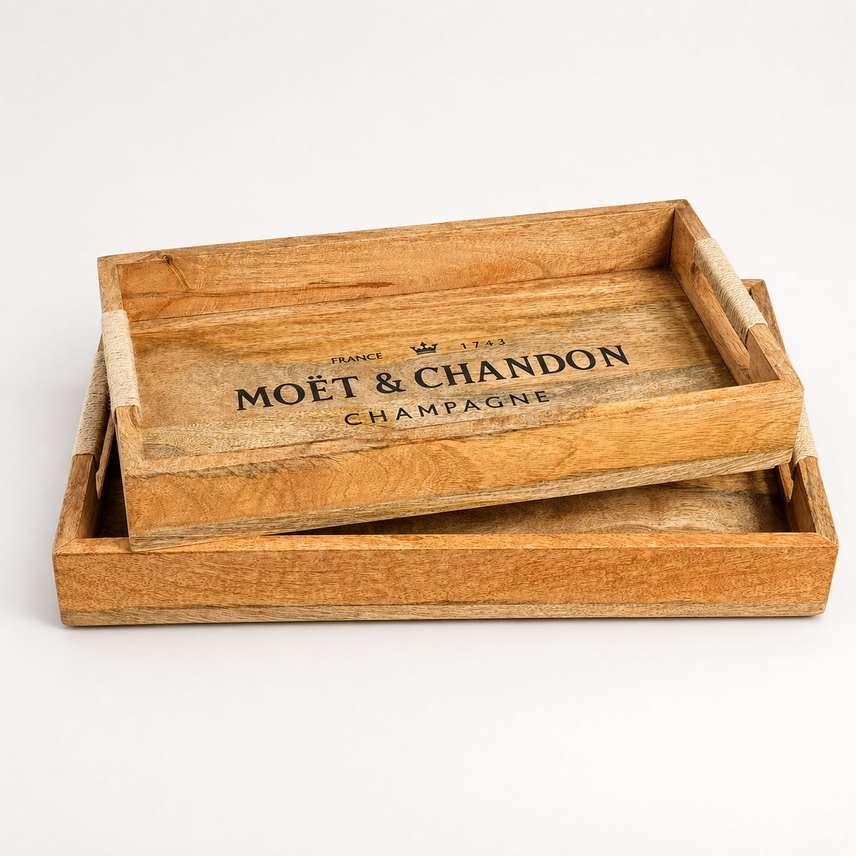 Wooden Serving Trays Moët & Chandon Champagne Serving Tray