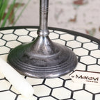 Veeha Candelabra Centerpiece 5 Candle Holder 40cm Gunmetal Silver
