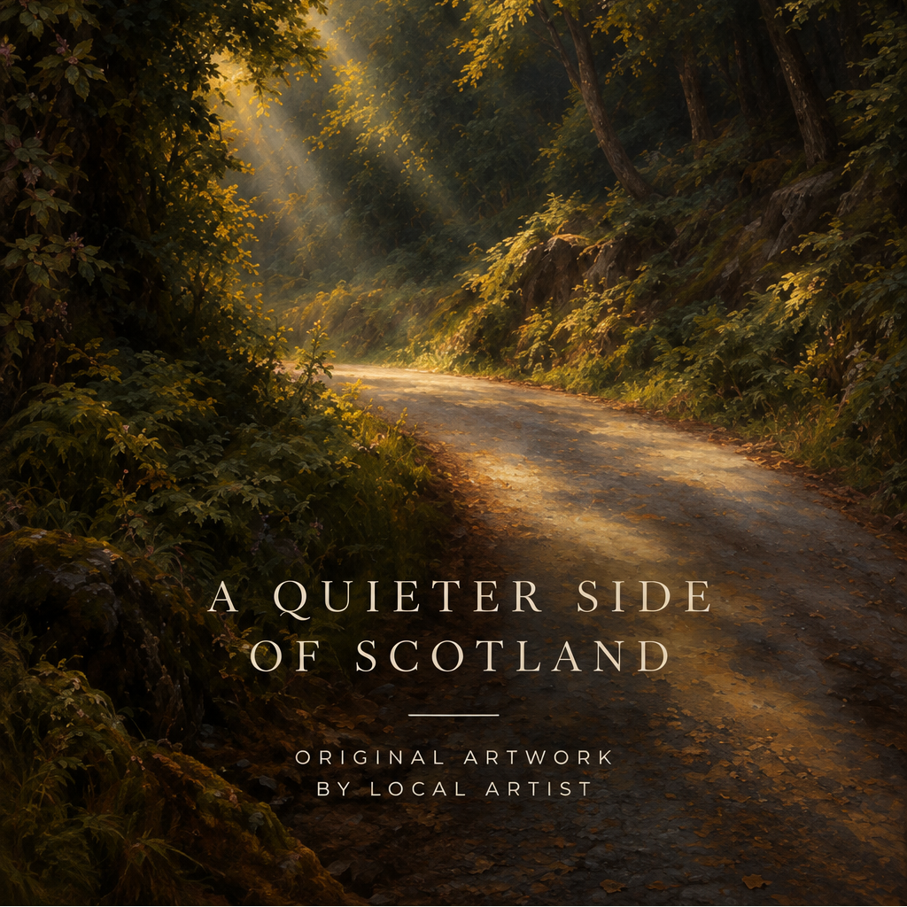 The Road North - Scottish Landscape Framed Canvas