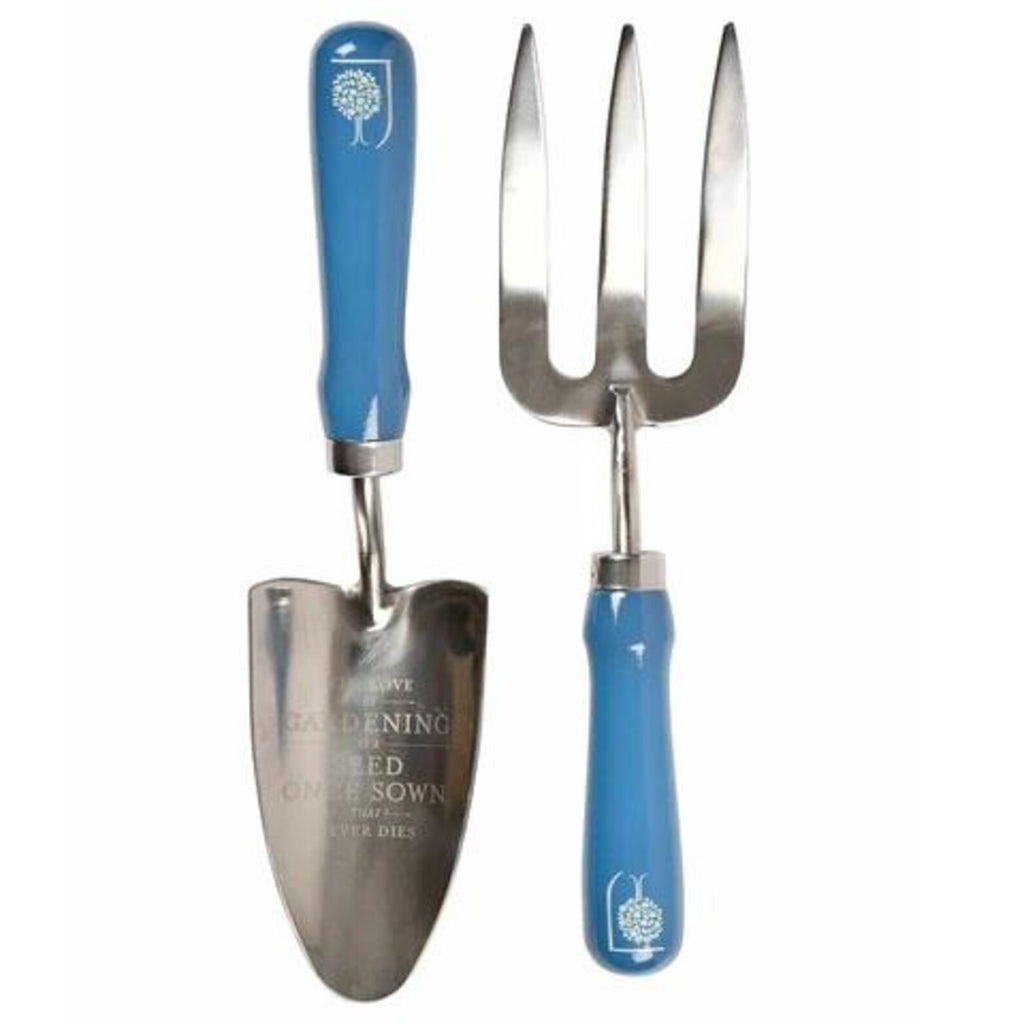 Burgon & Ball RHS British Meadow Gardening Set | Trowel, Fork, Pruner, Gloves