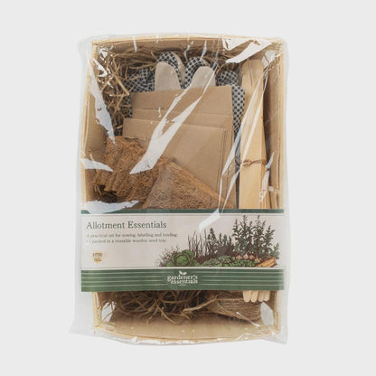 Gardening Gift Set – Allotment Essentials Wooden Seed Tray Hamper