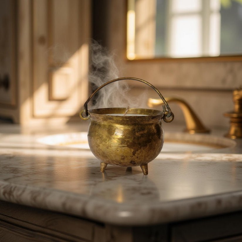 Vintage Salt Cellar Candle