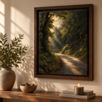 The Road North - Scottish Landscape Framed Canvas